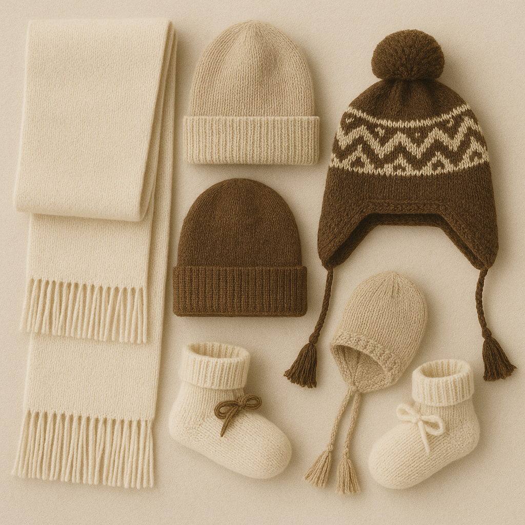 Accesorios de vestir de alpaca - gorras, chullos y guantes